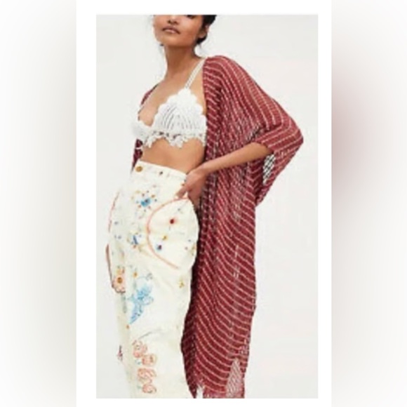 Free People Cabana Woven Kimono (NO BELT) - Picture 1 of 6